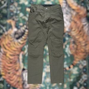 Kuhl Renegade Pants Outdoor Durable Lightweight Hiking Cargo Pants Green 32x32